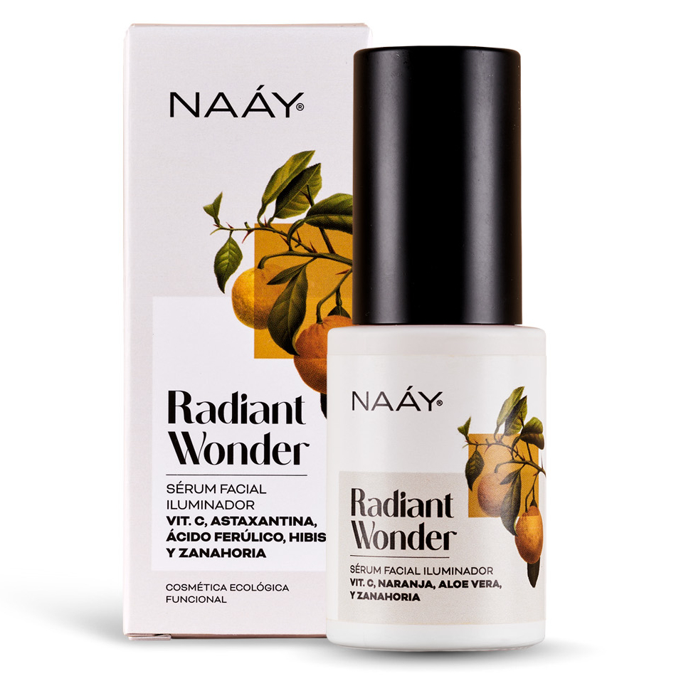 Sérum facial iluminador Radiant Wonder con vitamina C para mejorar manchas, luminosidad y firmeza de la piel