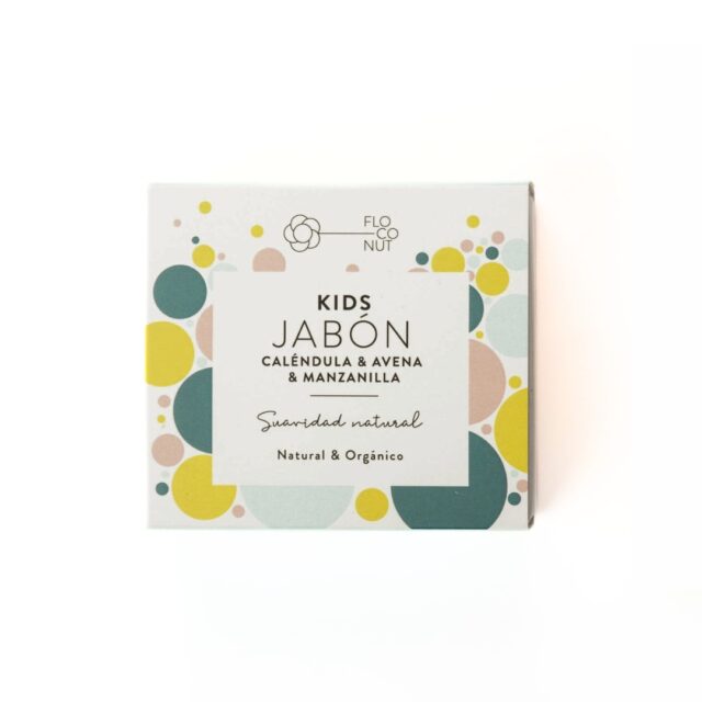 Jabón natural de caléndula avena y manzanilla para calmar la piel sensible y atópica