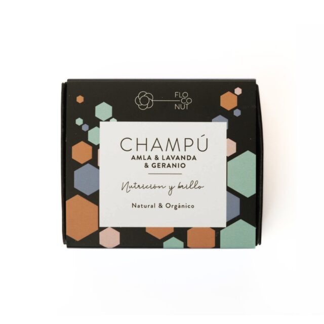 Champú sólido nutrición y brillo para cabello seco, apagado o encrespado