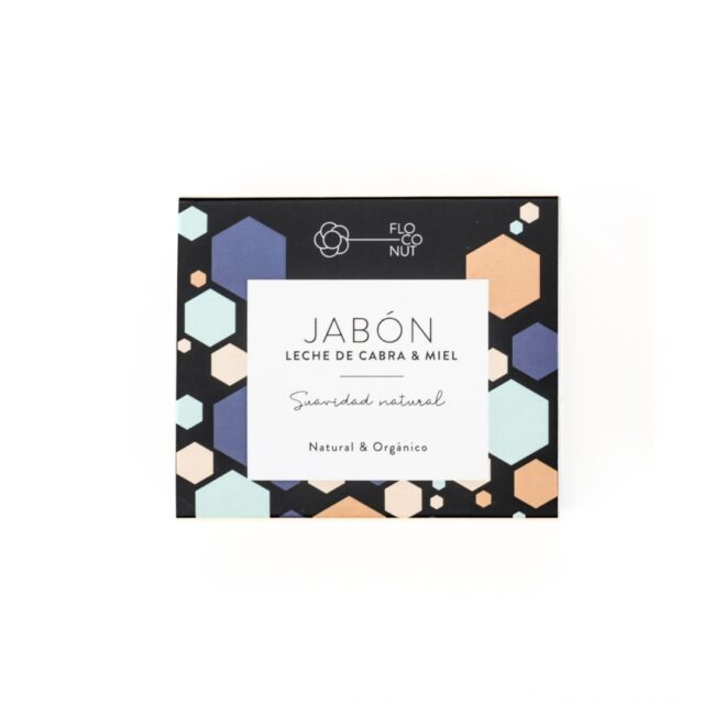 Jabón de leche y miel natural artesanal para nutrir y calmar la piel seca y sensible con suavidad