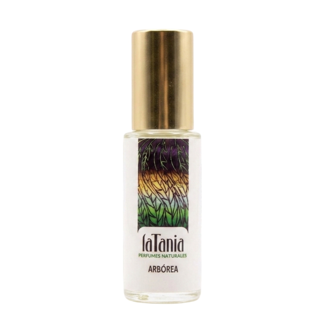 Perfume natural Arbórea con aroma fresco, verde y amaderado
